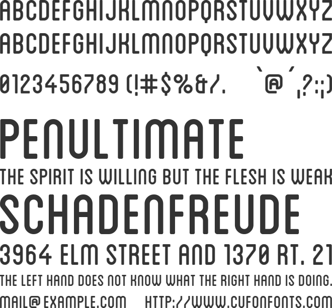 Blanch Caps font preview