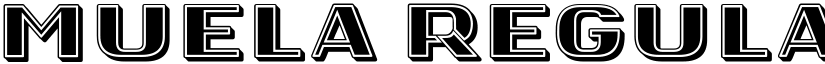 Muela Regular font