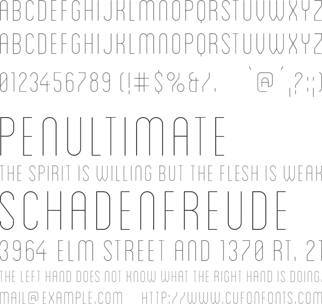 Blanch Caps Light font preview
