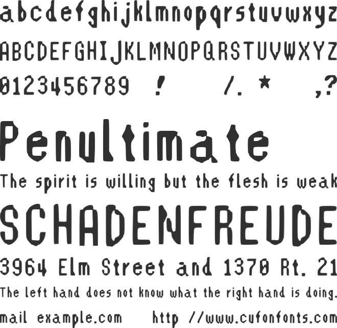 Digimon World Ds  Font font preview