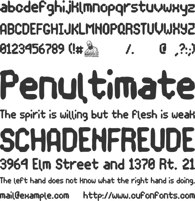 Robotic Love font preview