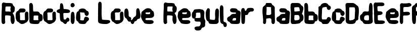 Robotic Love Regular font