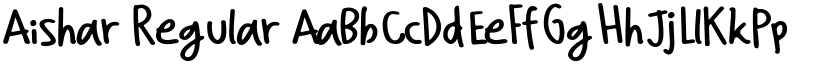 Aishar Regular font