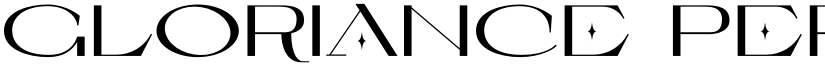 Gloriance Personal Used font