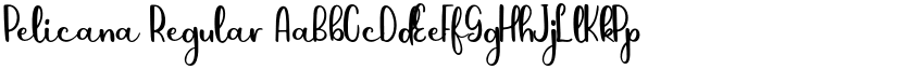 Pelicana Regular font