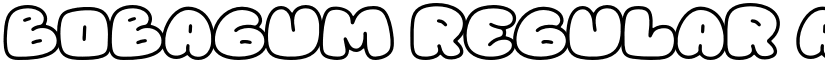 Bobagum Regular font