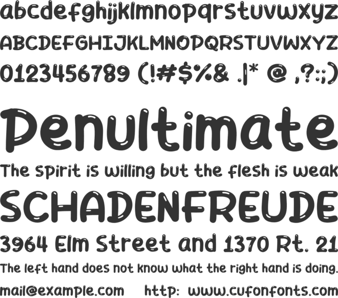 Playkiddo font preview