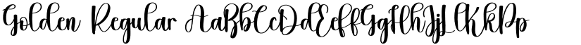 Golden Regular font