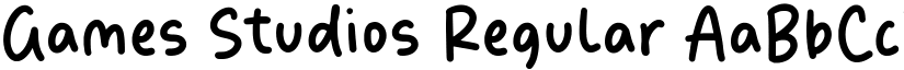 Games Studios font download