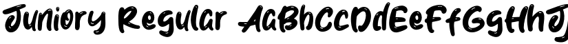 Juniory font download