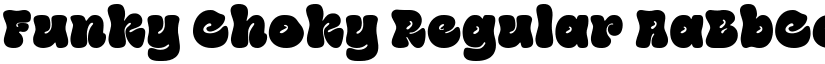 Funky Choky Regular font