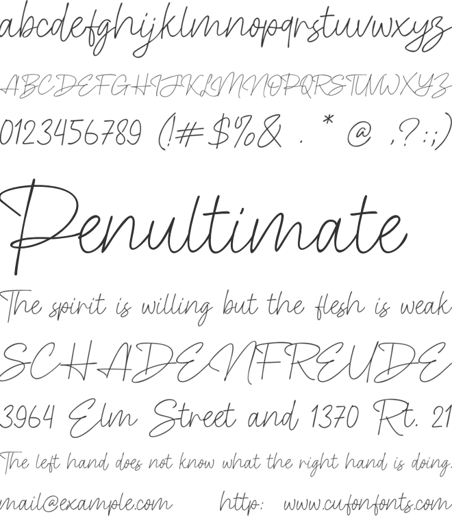 Travel Ballad font preview