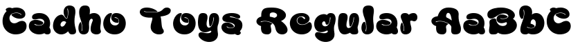 Cadho Toys font download