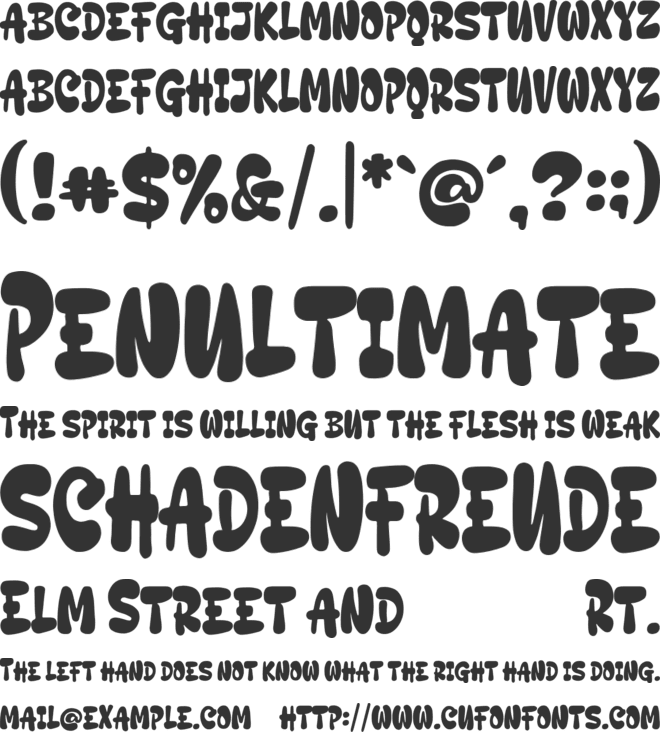 Boldsky font preview