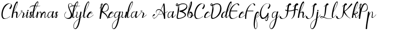 Christmas Style Regular font