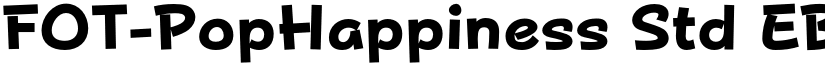 FOT-PopHappiness Std EB font
