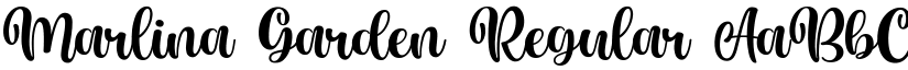 Marlina Garden Regular font