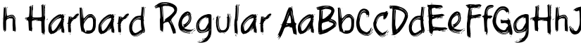 h Harbard font download