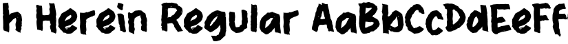 h Herein font download