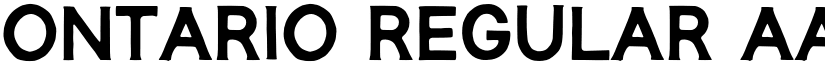 Ontario Regular font