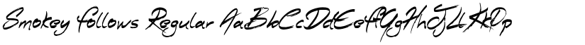 Smokey Follows Regular font