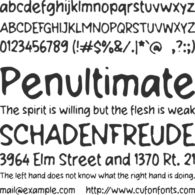 h Hasbulla font preview