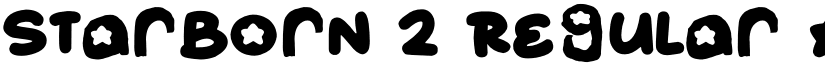 StarBorn 2 Regular font