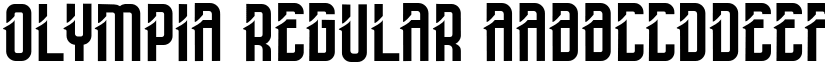Olympia Regular font