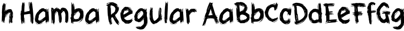 h Hamba font download