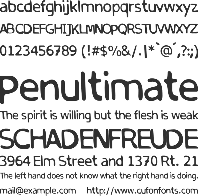 Accessible Dfa 2 semicondensed font preview