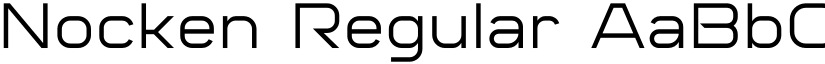 Nocken Regular font