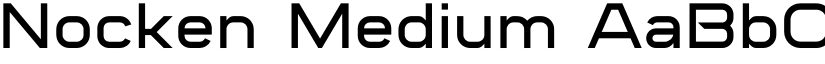Nocken Medium font