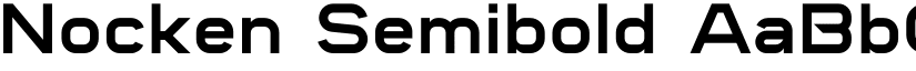 Nocken Semibold font