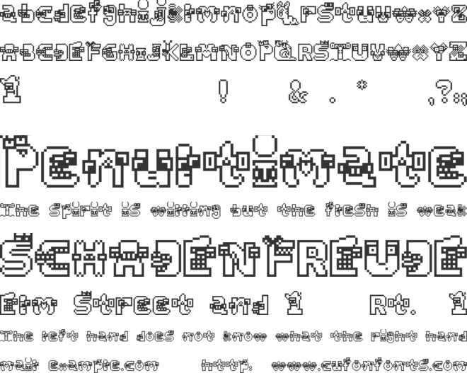 Alphabet Lore Pixel 1.0 Fonts Free Download 