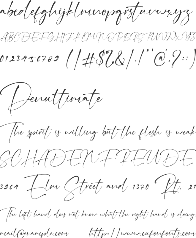 Ahmad Bantani font preview