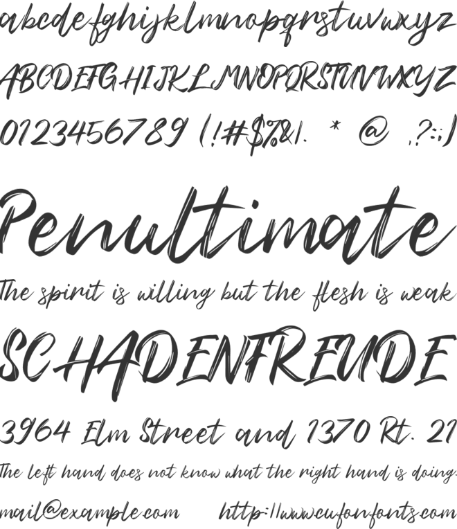 Time Breaker font preview