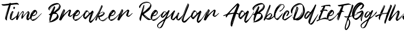 Time Breaker Regular font