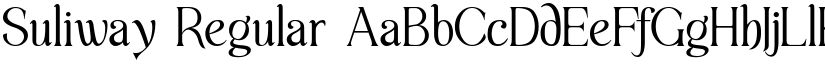 Suliway Regular font