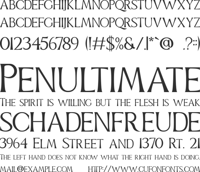 PURWATYPE font preview