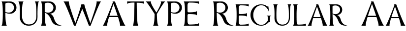 PURWATYPE Regular font