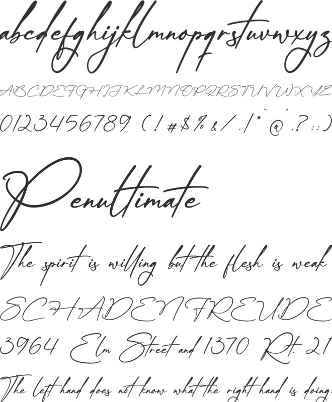 Frathaman Holland font preview