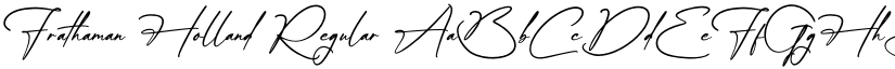 Frathaman Holland Regular font