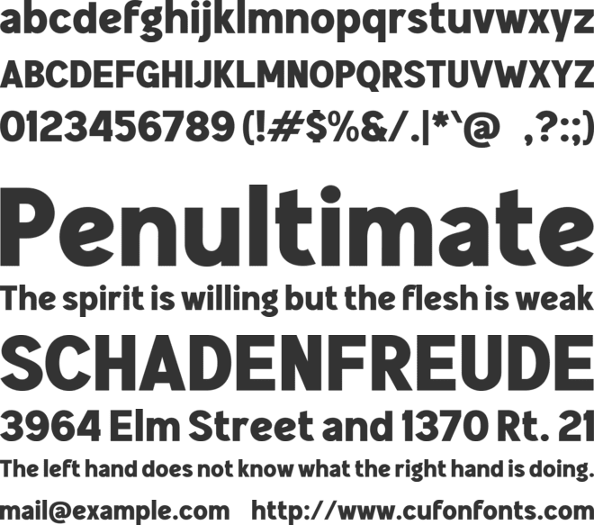 h Hias Sans font preview