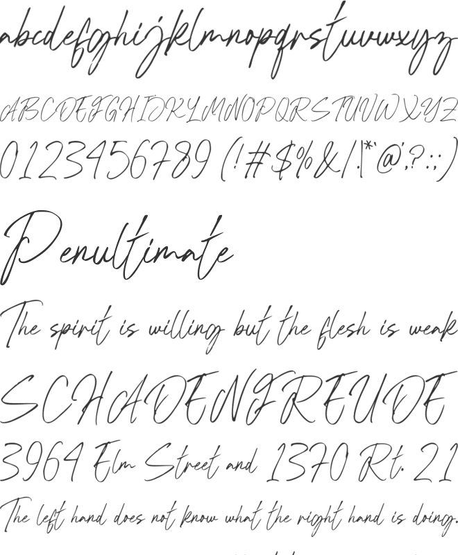 Farhatin font preview