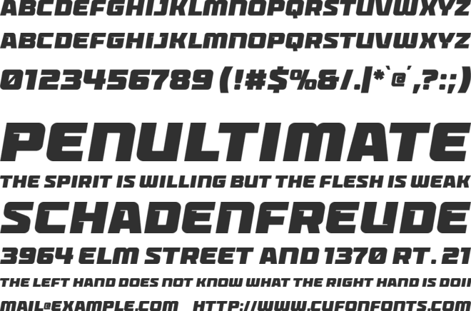 Cross Boxed font preview