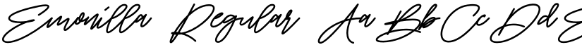 Emonilla Regular font