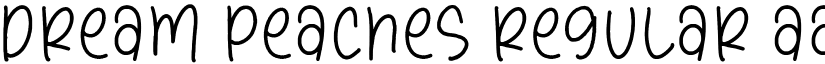 Dream Peaches Regular font