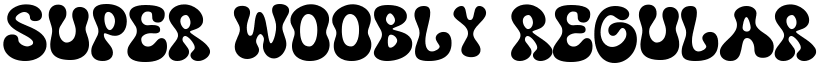 Super Woobly Regular font