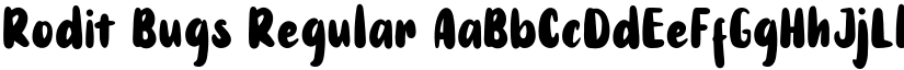 Rodit Bugs font download