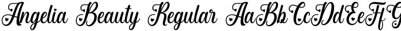 Angelia Beauty Regular font